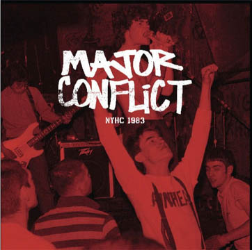 MAJOR CONFLICT "NYHC 1983" LP (PNV) Blue Vinyl
